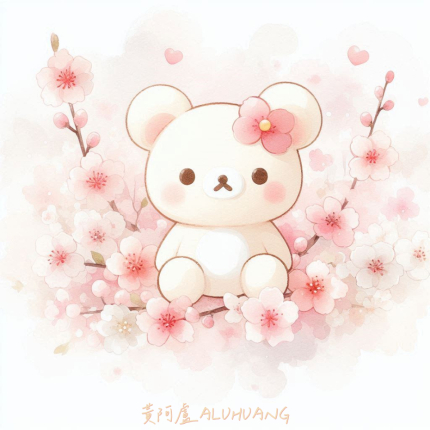 Rilakkuma、櫻花